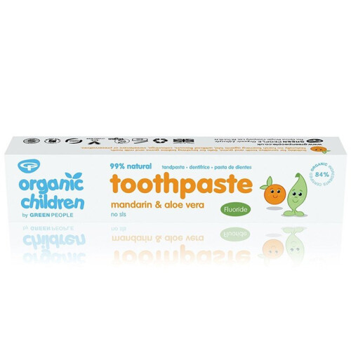 Green People Children Mandarin Toothpaste with Fluoride, Organic 50ml (Green People)