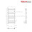 WarmeHaus Juva 1000 x 450mm Sand Grey Flat Panel Heated Towel Rail 6
