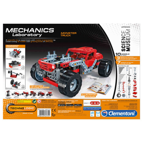 Clementoni Science Museum Mechanical Lab - Monster Trucks 1