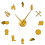 (Silver, 37 inch) Firefighter Love DIY Giant Wall Clock 9