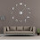(Silver, 37 inch) Firefighter Love DIY Giant Wall Clock 1