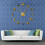 (Silver, 37 inch) Firefighter Love DIY Giant Wall Clock 6