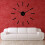 (silver, 47 inch) 3D Big Acrylic Mirror Effect Wall Clock 3