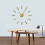 (silver, 47 inch) 3D Big Acrylic Mirror Effect Wall Clock 6