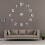 (gold, 47 inch) DIY  Modern Design Reverse Numbers  Hands Clockwise Moving  Wall Clock 2