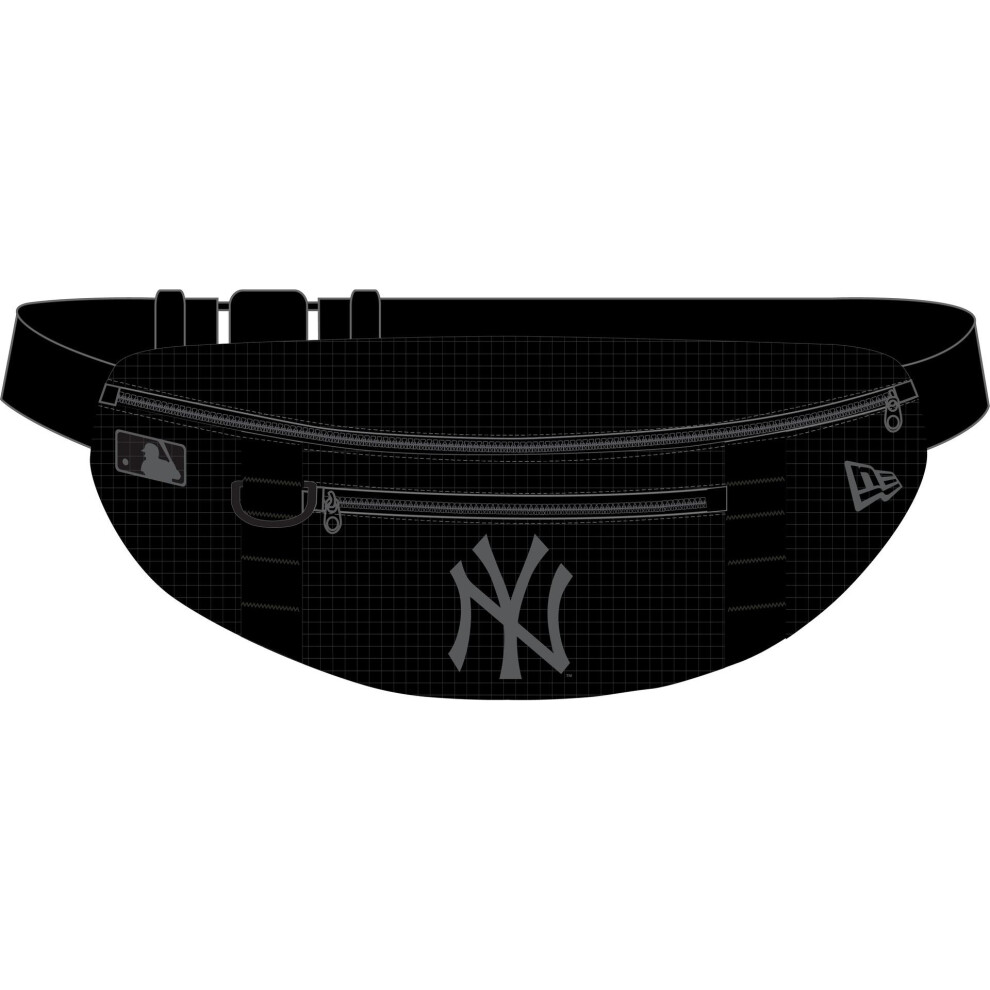 New Era Mlb Lightweight Waist Bag ~ New York Yankees Black