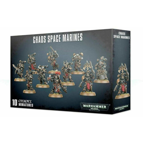 Games Workshop Games Workshop - Warhammer 40,000 - Χάος Διαστημικοί Μαρίνοι [10 φιγούρες - έκδοση 2019]