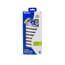 Bazic Products 1637 5 mm x 394 in. Jumbo Correction Tape with Grip, Pack of 10 - Case of 12