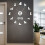 (silver, 47 inch) West Highland White Terrier DIY Giant Wall Clock 5