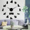 (silver, 47 inch) West Highland White Terrier DIY Giant Wall Clock 4