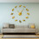 (silver, 37 inch) Wildlife Moose DIY Giant Wall Clock 4