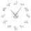 (silver, 37 inch) Wildlife Moose DIY Giant Wall Clock 1