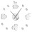 (silver, 37 inch) Coffee Bar Decorative 3D Wall Clock 1