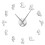(silver, 47 inch) Cartoon Mouse DIY Giant Wall Clock 1