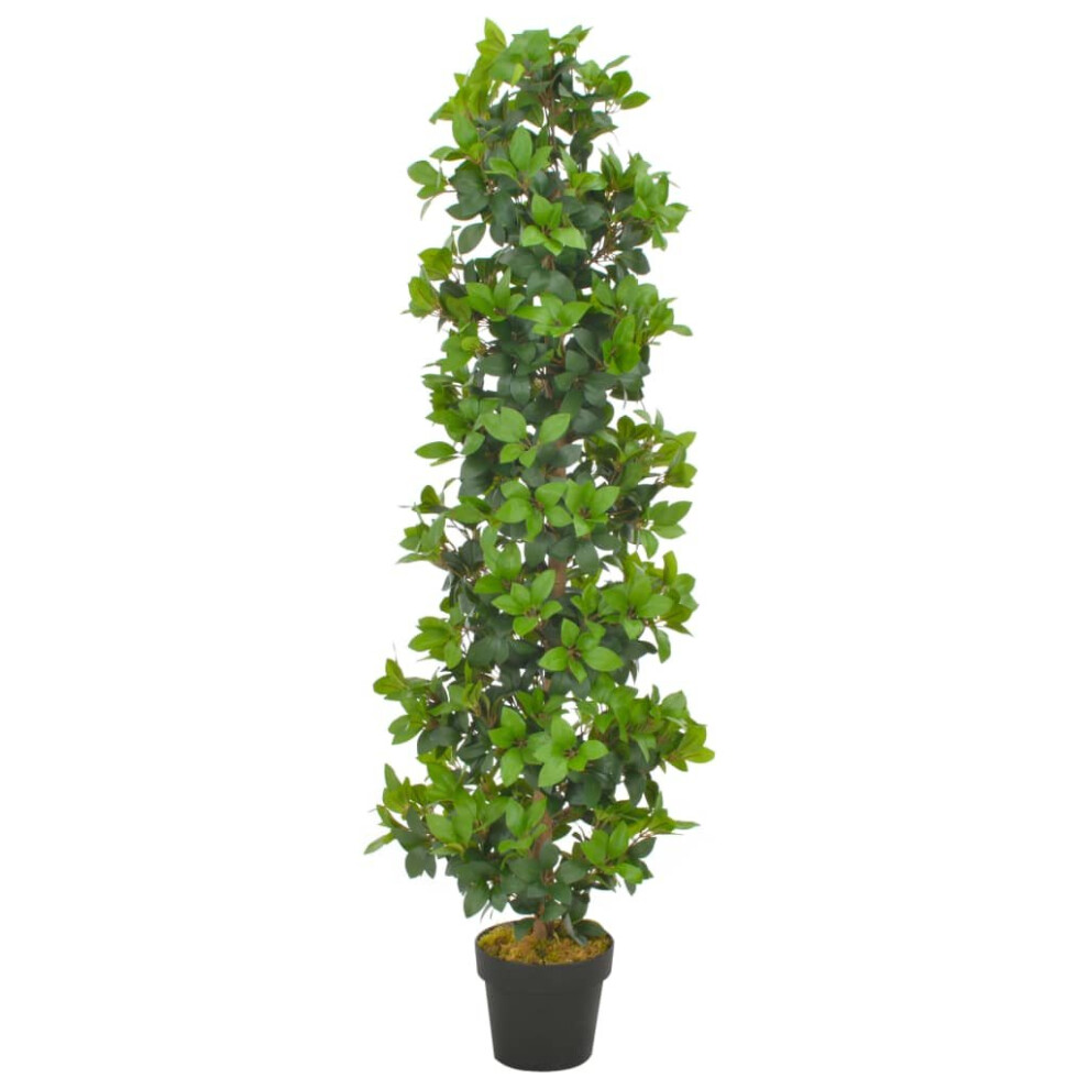 vidaXL Artificial Plant Laurel Tree with Pot Green 150cm Realistic Greenery