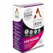 Active Iron & B-Complex Plus For Women - 30 Daily Capsules & 30 Daily Tablets