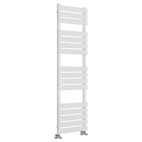 WarmeHaus Juva 1600 x 450mm White Flat Panel Heated Towel Rail 1