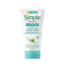 Simple Daily Detox Purifying Facial Wash 150ml - Clears Pores, Controls Shine with Thyme, Zinc & Witch Hazel