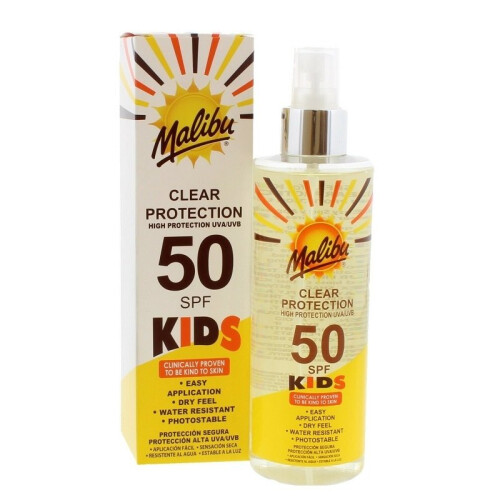 Malibu Malibu Clear Protection SPF 50 Kids 250ml
