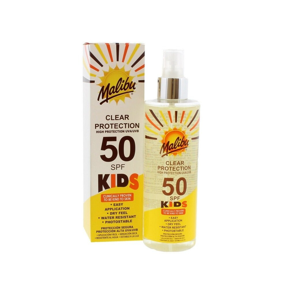 Malibu Clear Protection SPF 50 Kids 250ml
