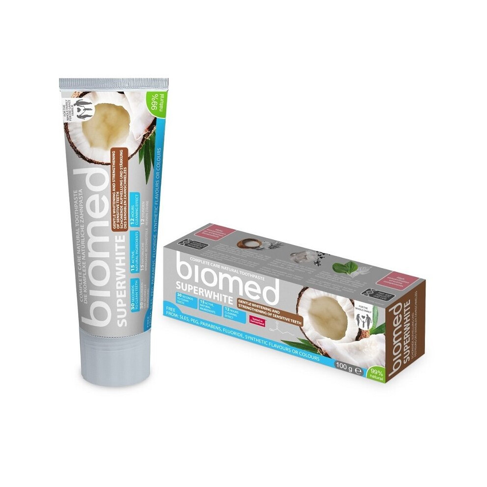 Splat Biomed Super White Gentle Whitening & Strengthening Toothpaste - Sensitive Teeth - 100G - Image 10