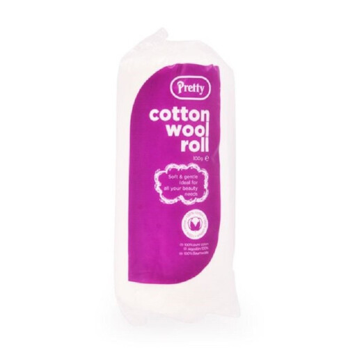 Pretty Cotton Wool Roll - 100g