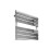 PlumbGalaxy Juva 1600 x 600mm Chrome Flat Panel Heated Towel Rail 6