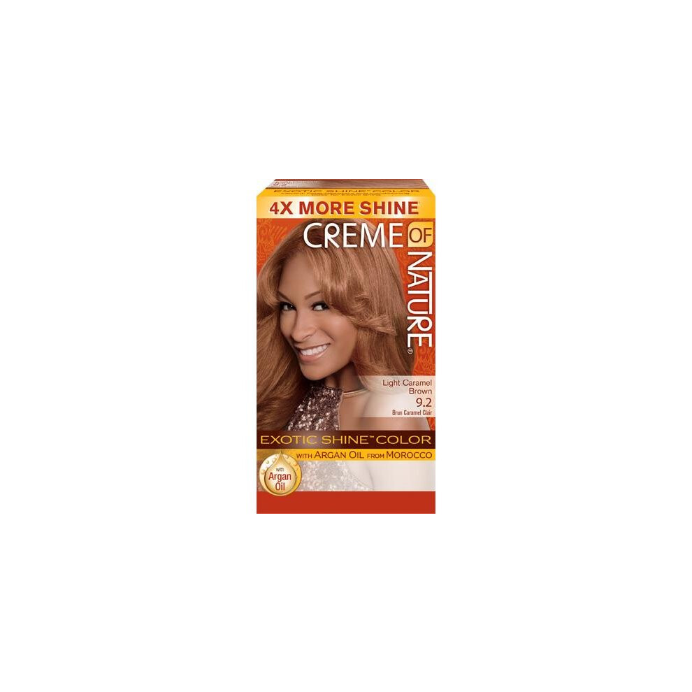 Creme of Nature Exotic Shine Colour Light Caramel Brown 9.2