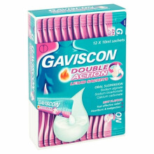 Gaviscon Double Action Liquid - 12x10ml Sachets