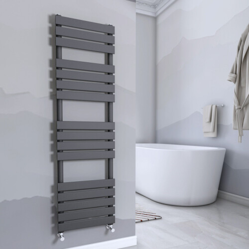 WarmeHaus Juva 1600 x 450mm Sand Grey Flat Panel Heated Towel Rail
