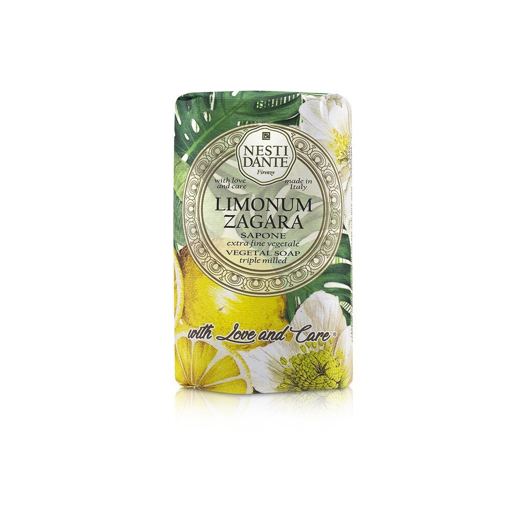 Nesti Dante Triple Milled Vegetal Soap With Love & Care - Limonum Zagara - 250G/8.8Oz