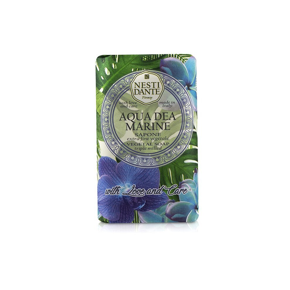 Nesti Dante Triple Milled Vegetal Soap With Love & Care - Aqua Dea Marine - 250G/8.8Oz