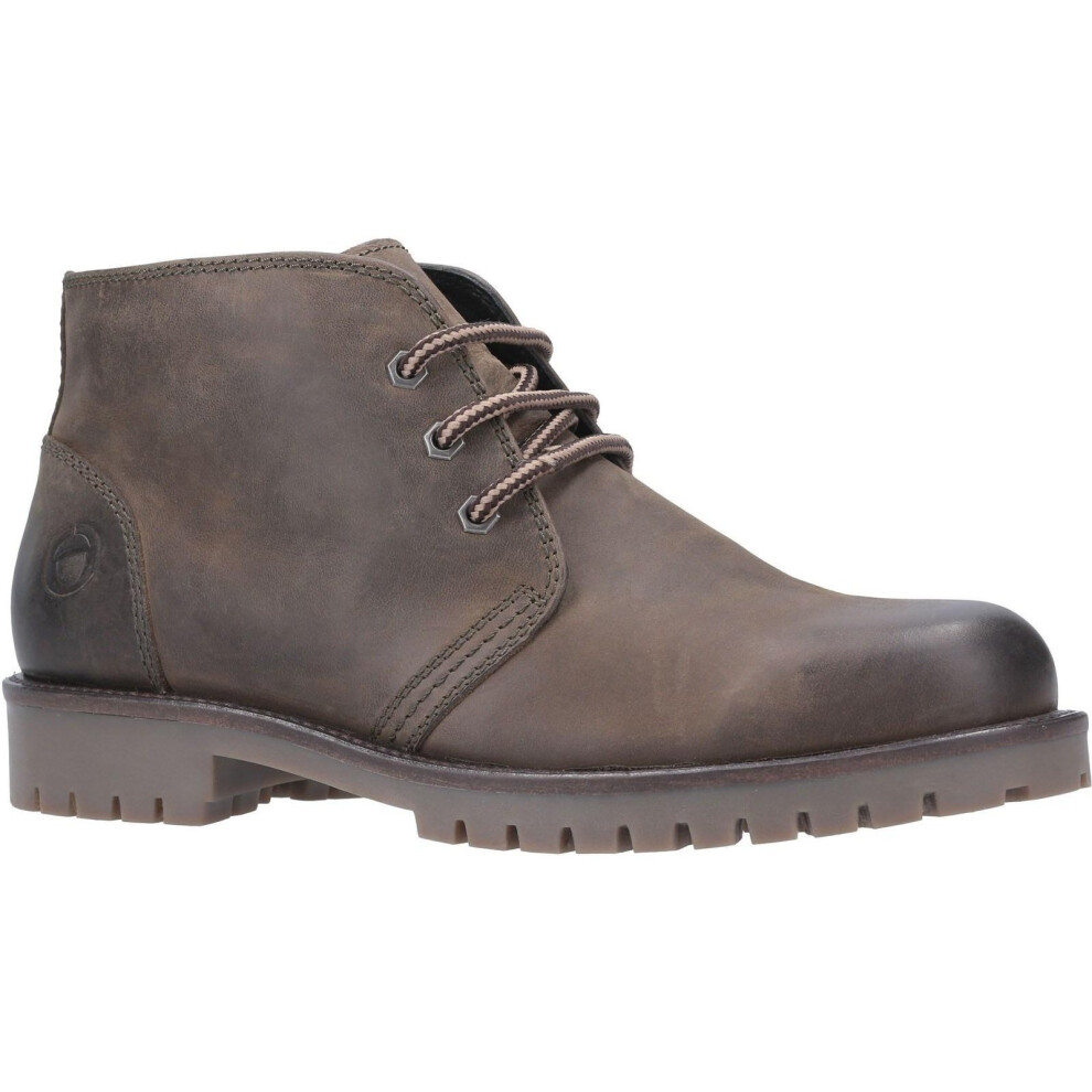 (8 UK, Khaki) Cotswold Mens Stroud Lace Up Leather Boot