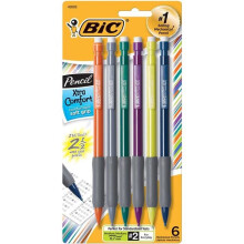 Bic USA BICMPGP61-6 0.7 mm Matic Grip Mechanical Pencils, Assorted - 6 Per Pack - Pack of 6