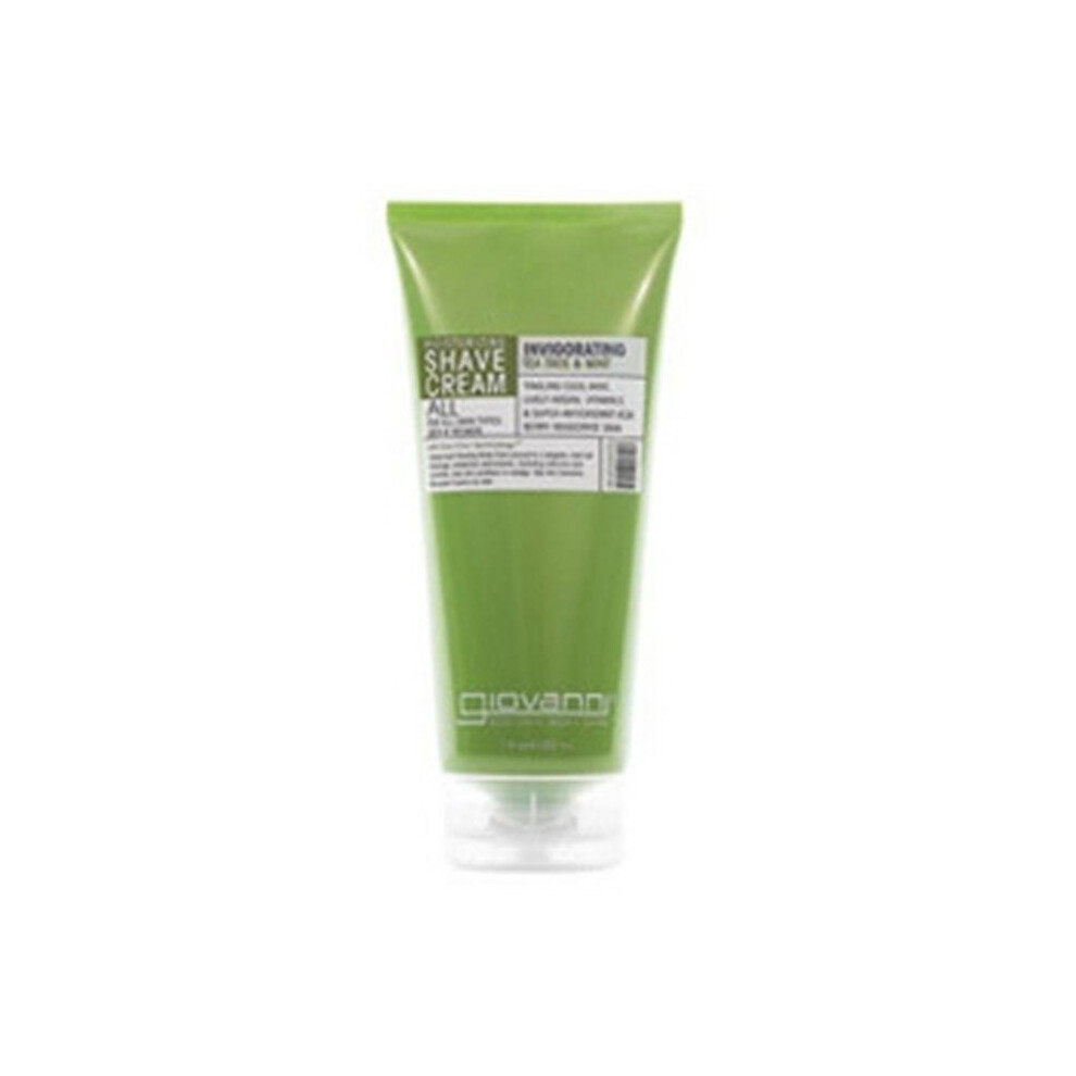 Giovanni 52044 Giovanni Invigorating Tea Tree Mint Shaving Cream- 7 Oz