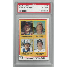 Athlon Sports CTBL-024768 Jack Morris Detroit Tigers 1978 Topps Rookie Pitchers Baseball Card No.703- PSA Graded 6 Excellent-Mint