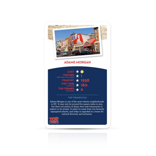 Top Trumps Card Game Washington DC 1