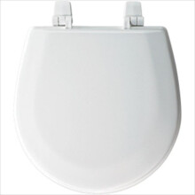BEMIS TC50TTA MARINE Toilettensitz, kleiner Toilettensitz, hergestellt fr Boote und Wohnmobile, langlebiges Holz, wei