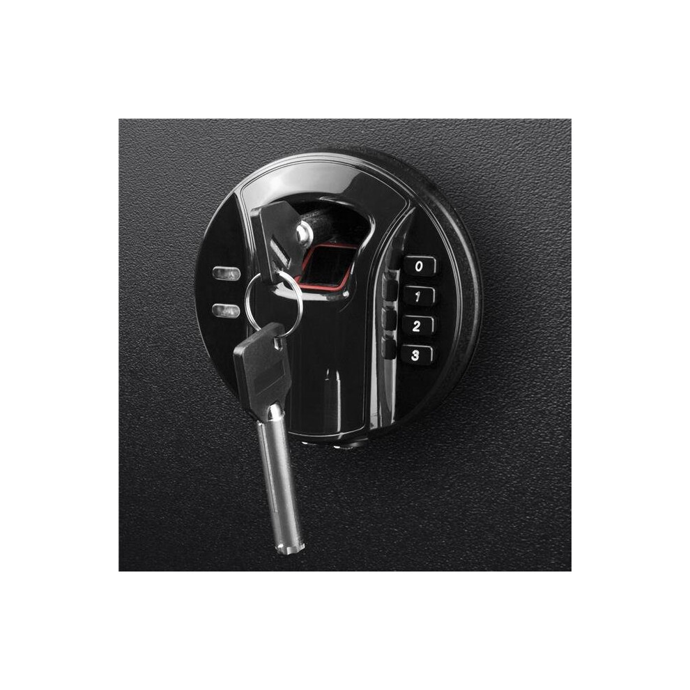 Barska Ax12842 Hq600 Large Biometric Keypad Safe, Black