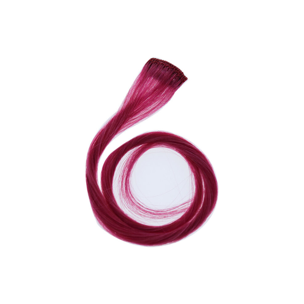 Hairdo Human Hair Color Strip - Pink For Women 16 Inch Color Strip