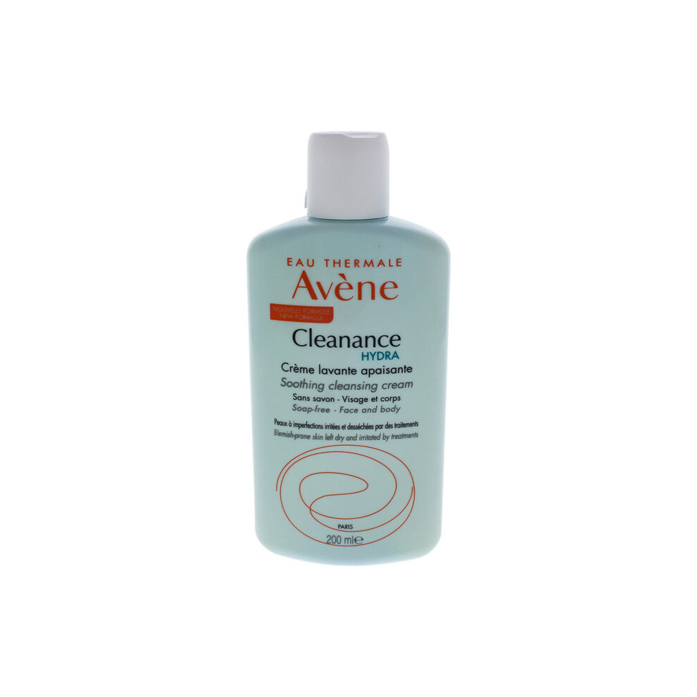 Avene Cleanance Hydra Soothing Cleansing Cream for Unisex 6.76 oz Cream