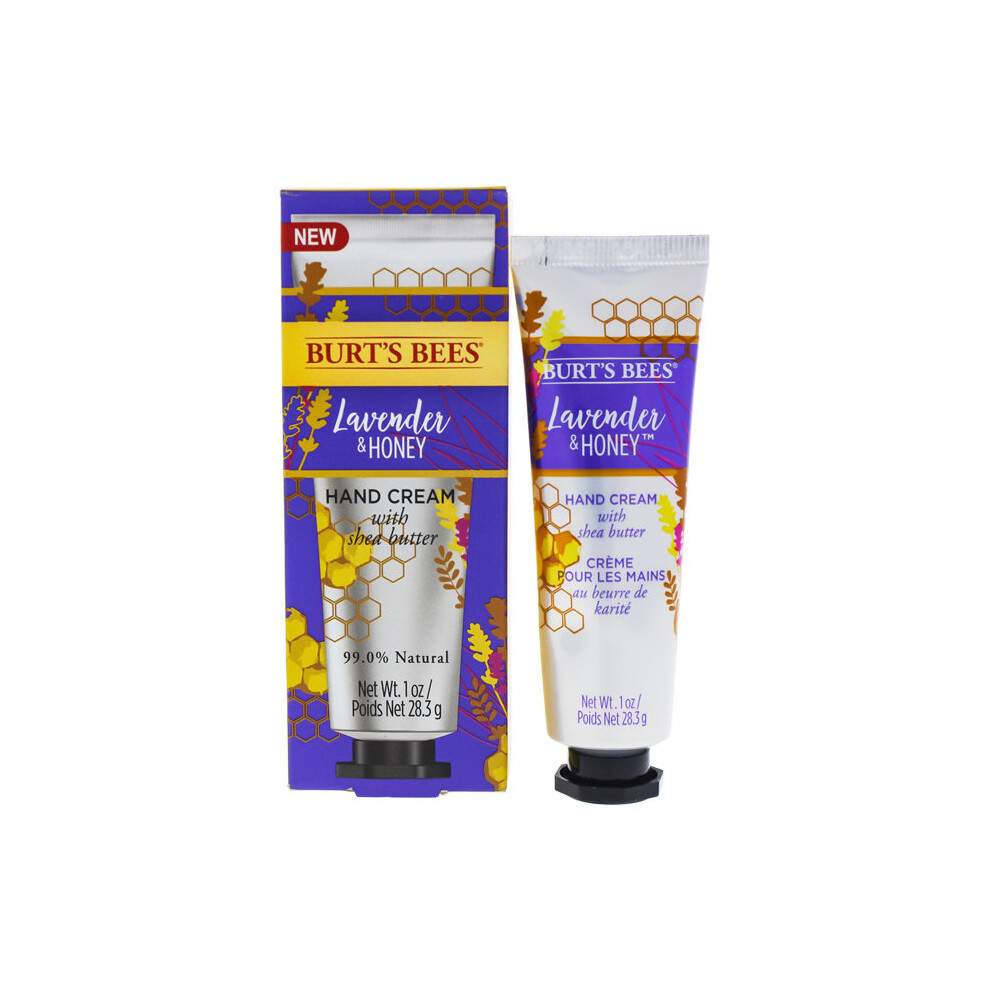 Burts Bees Lavender and Honey Hand Cream for Unisex 1 oz Hand Cream