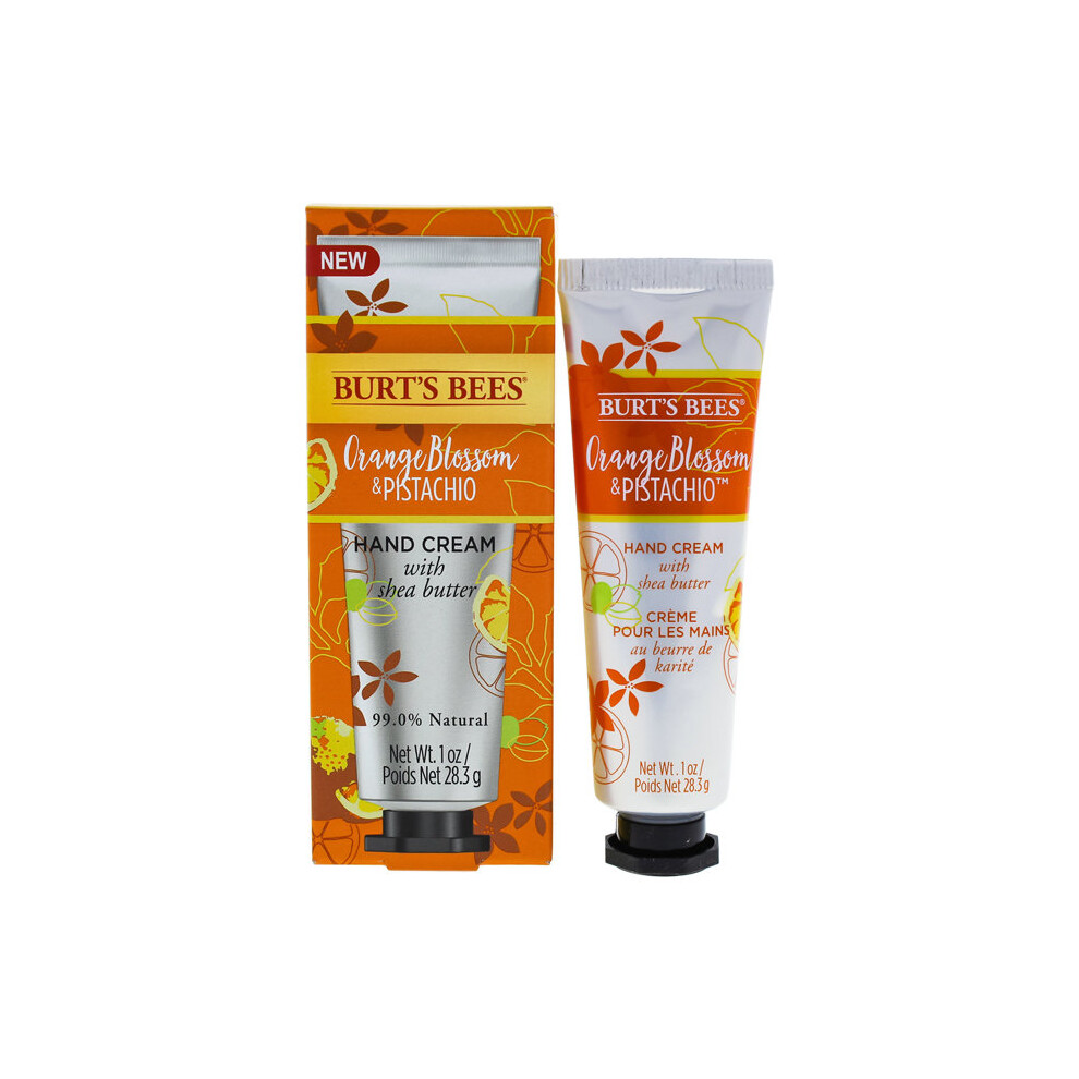 Burts Bees Orange Blossom and Pistachio Hand Cream for Unisex 1 oz Hand Cream