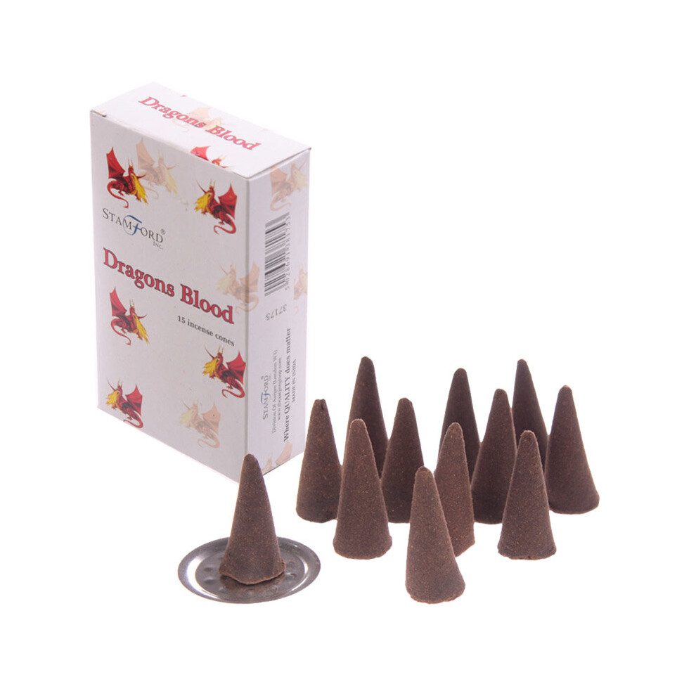 Stamford Hex Incense Cones - Dragons Blood-image-OPC-P5GN8D7-NEW