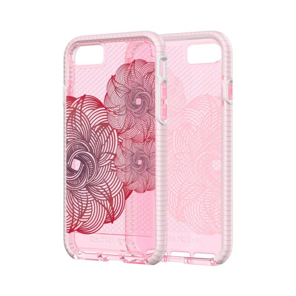 Tech21 Evo Check Evoke Phone Case Skin iPhone 7 8 Plus Pink Drop Proof