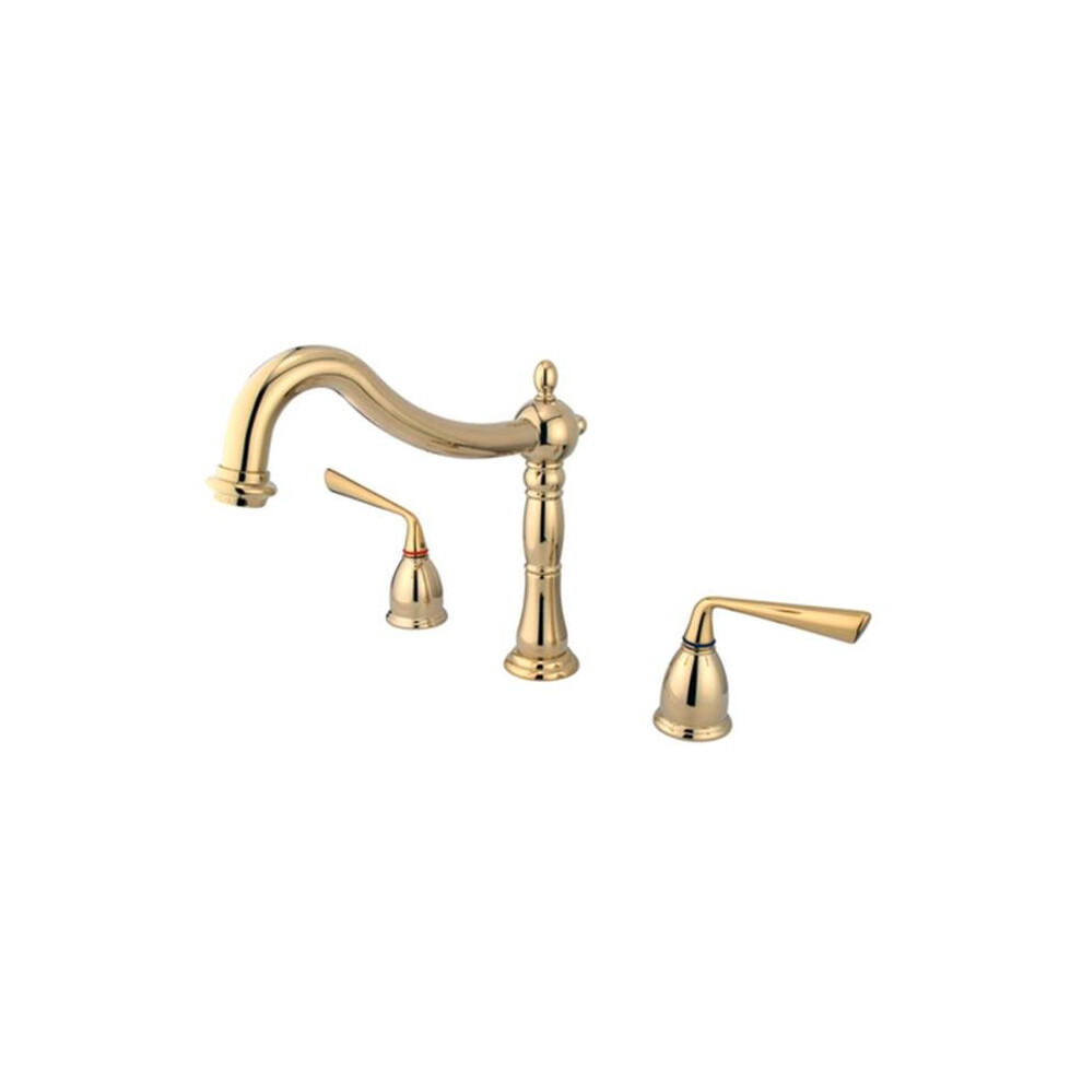 Kingston Brass Ks1342zl Two Handle Roman Tub Filler 663370072086