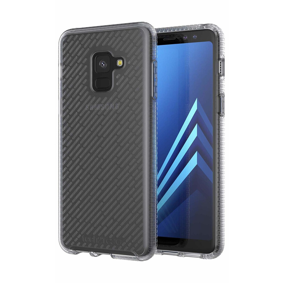 tech21 Protective Galaxy A8 Phone Case Ultra Thin Lightweight Scratch Resistant Evo Shell Clear