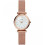 Fossil Fossil Γυναικείο Ρολόι Carlie Mini Χρυσό Ροζ (Μοντέλο: ES4433) 1