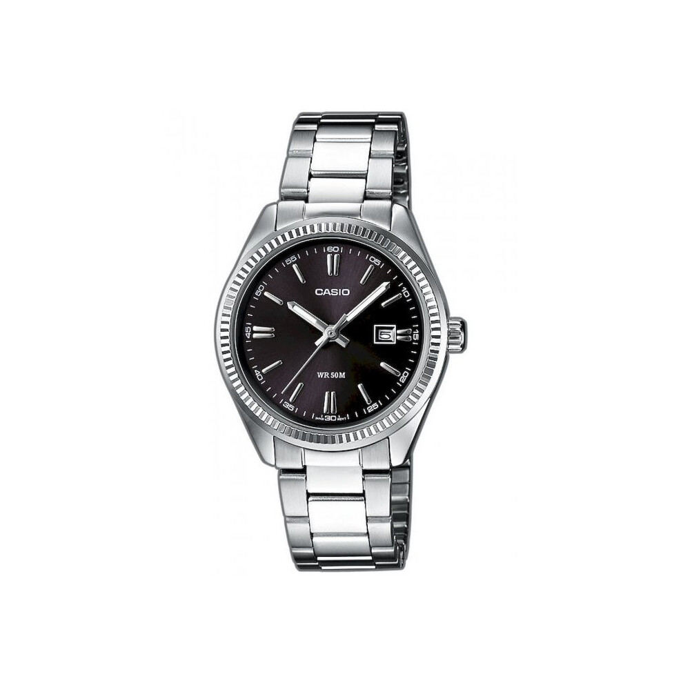 New Casio Women's Watch Ltp-1302Pd-1A1vef Black