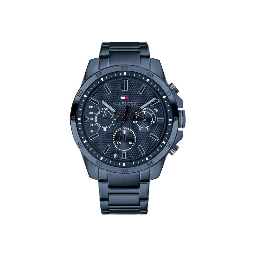Tommy Hilfiger Uomo Orologio, Blu, Misura Unica-image